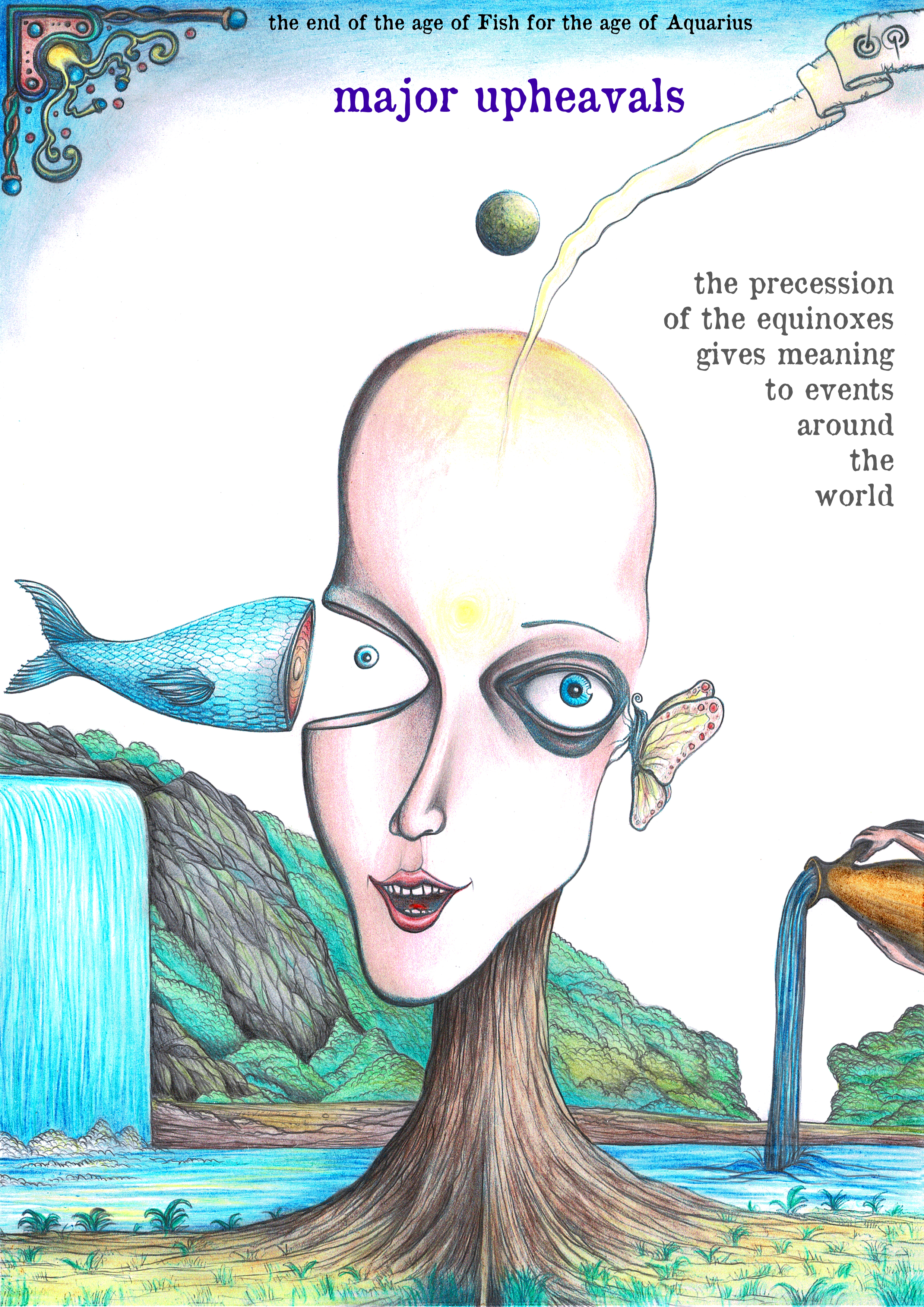 affiche all in all is all we all are poissons puis verseau précession des équinoxes